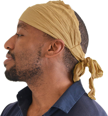 Womens Pirate Headband Headwrap - Turban Head Scarf Accessories Mens Hair Band