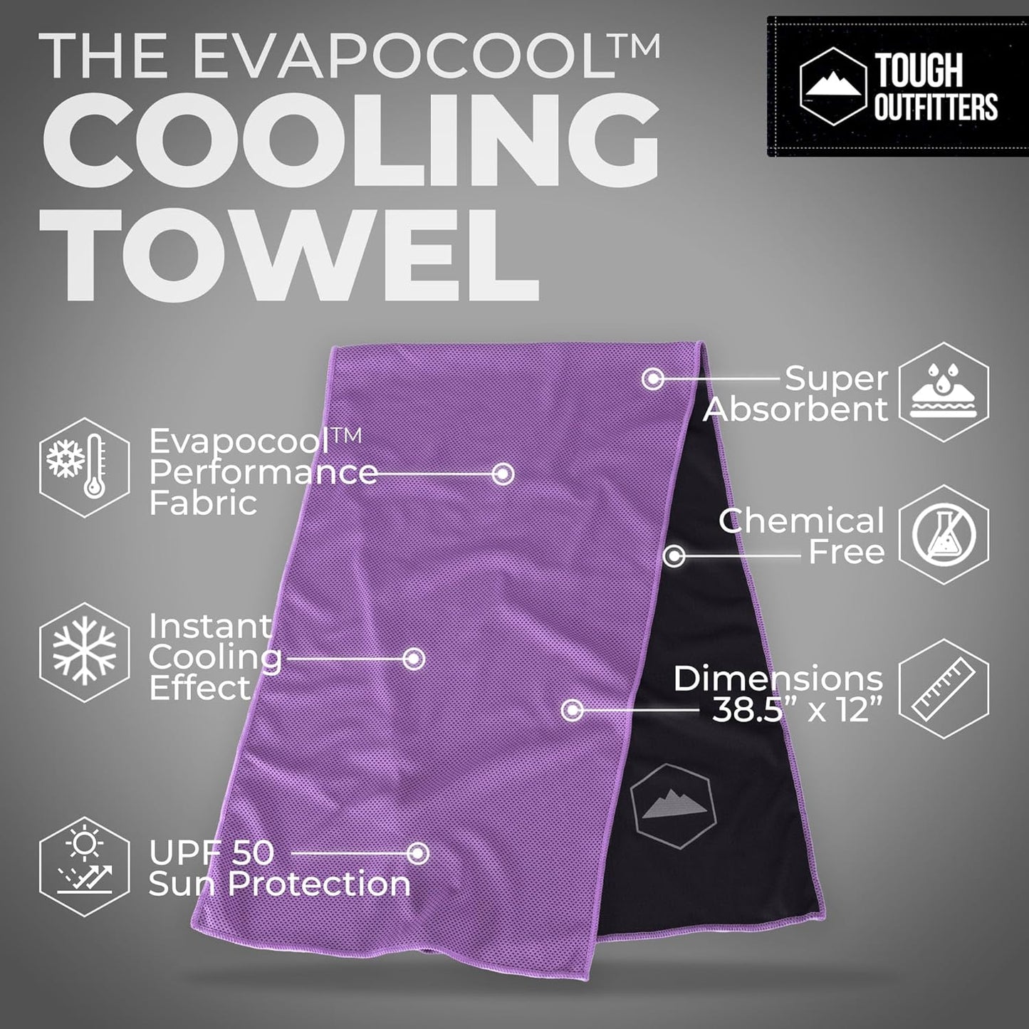 Cooling Towel for Neck & Face - Select Options Available
