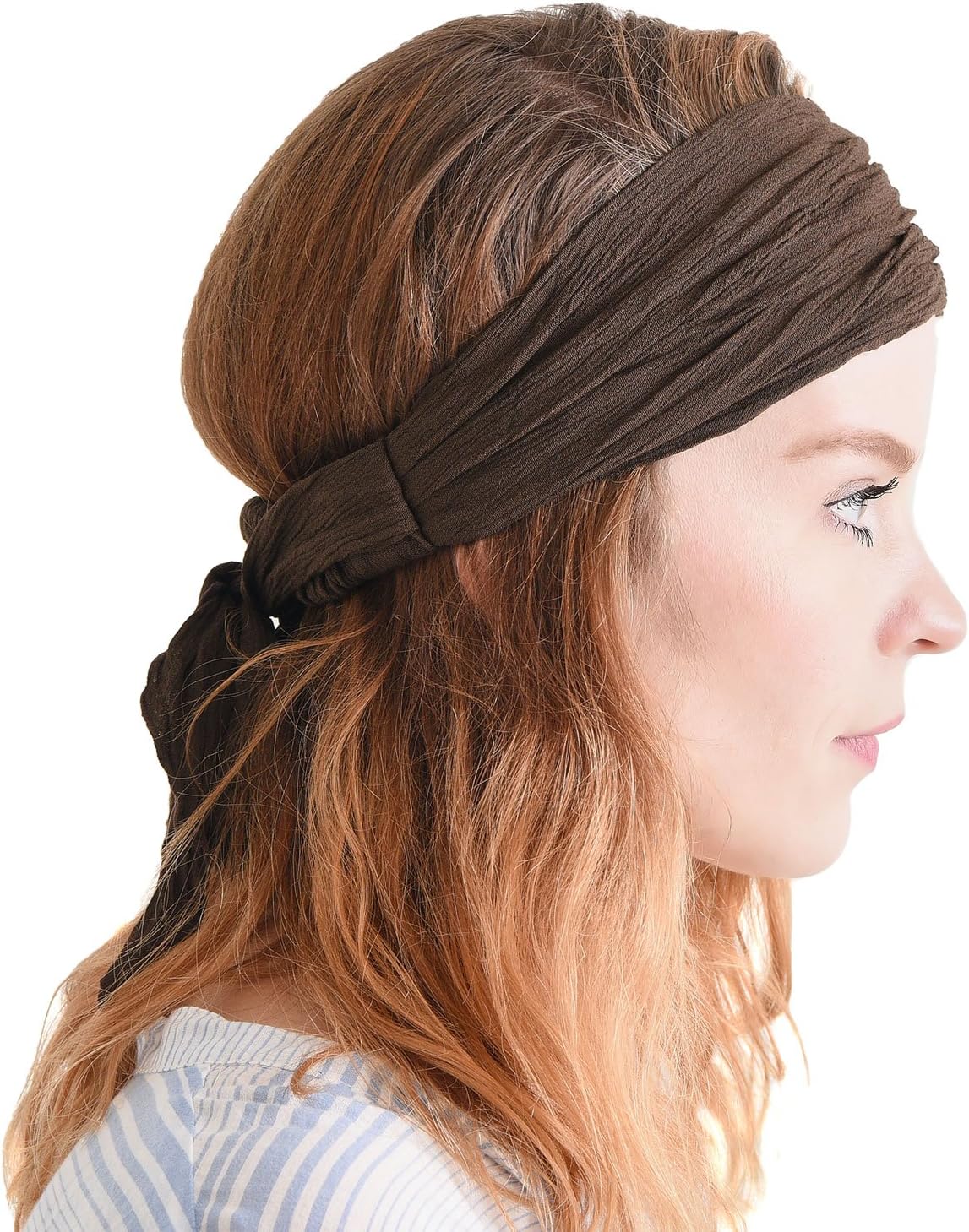 Womens Pirate Headband Headwrap - Turban Head Scarf Accessories Mens Hair Band