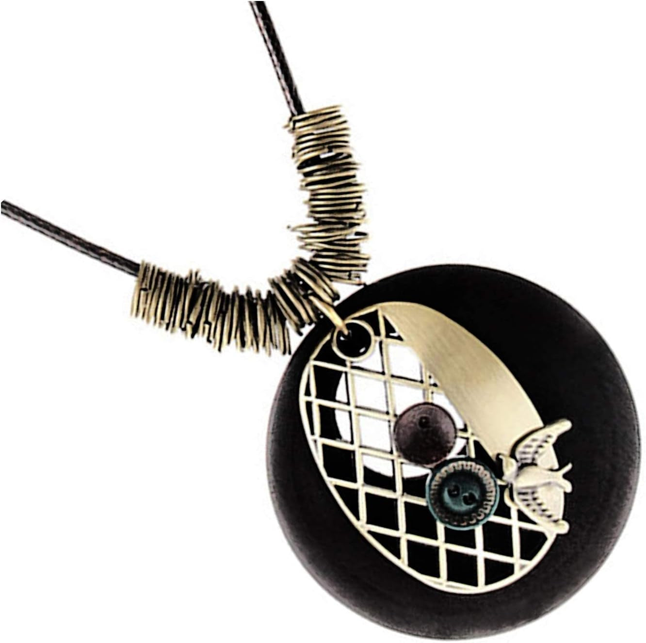 Handmade Vintage Necklace with Various Pendant Options 