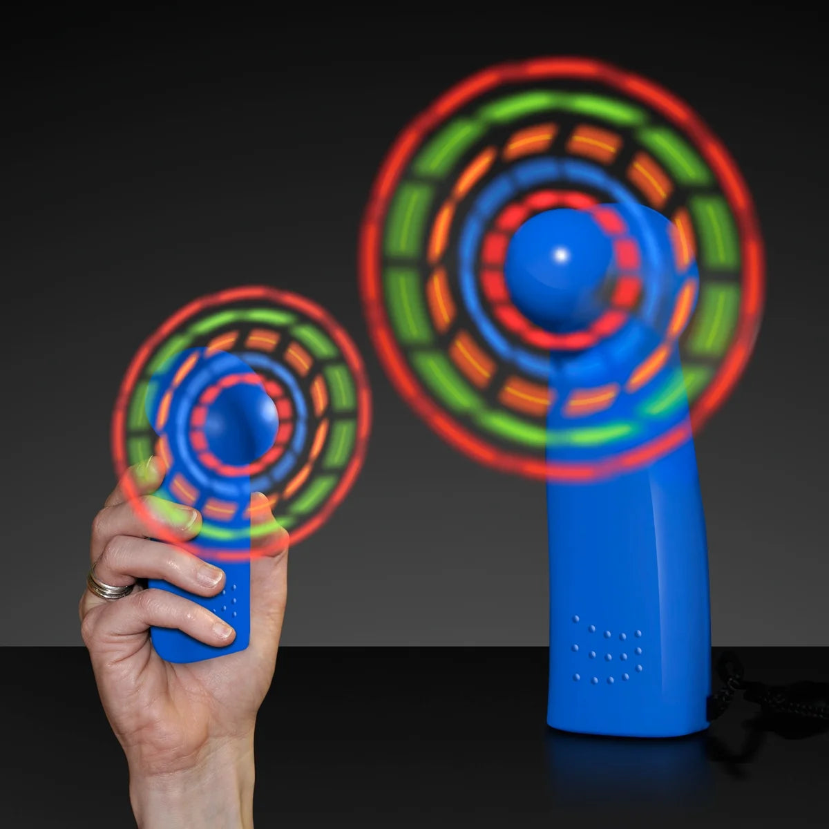 Light Up LED Mini Handheld Fan