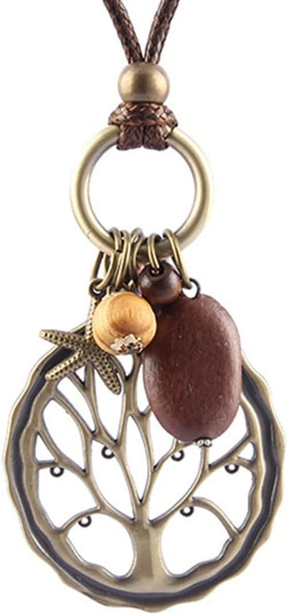 Handmade Vintage Necklace with Various Pendant Options 