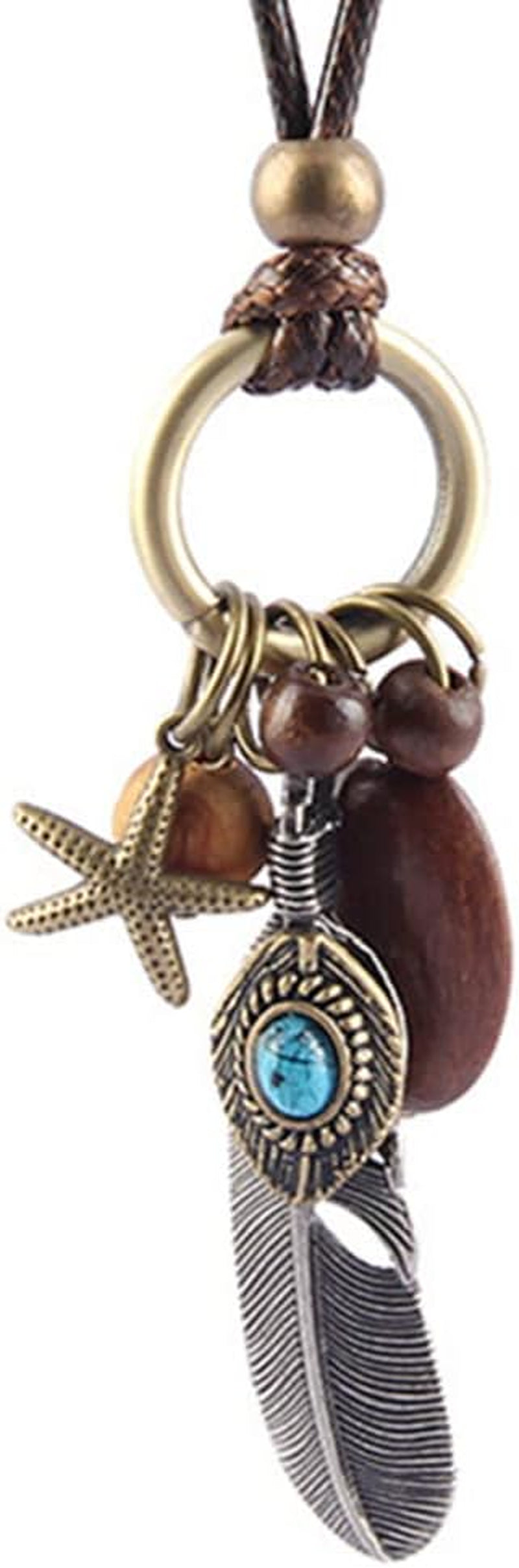 Handmade Vintage Necklace with Various Pendant Options 