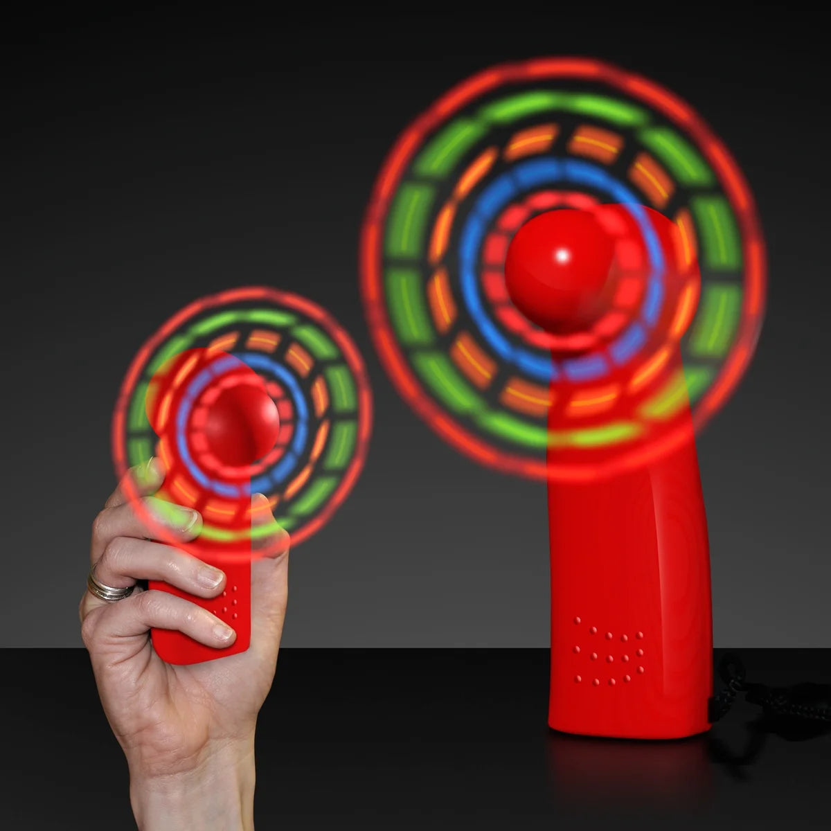 Light Up LED Mini Handheld Fan