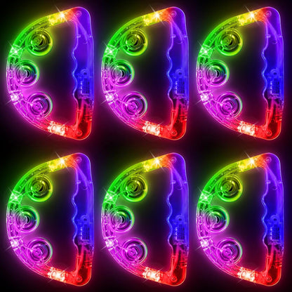 Handheld LED Tambourine, Light up Toy 