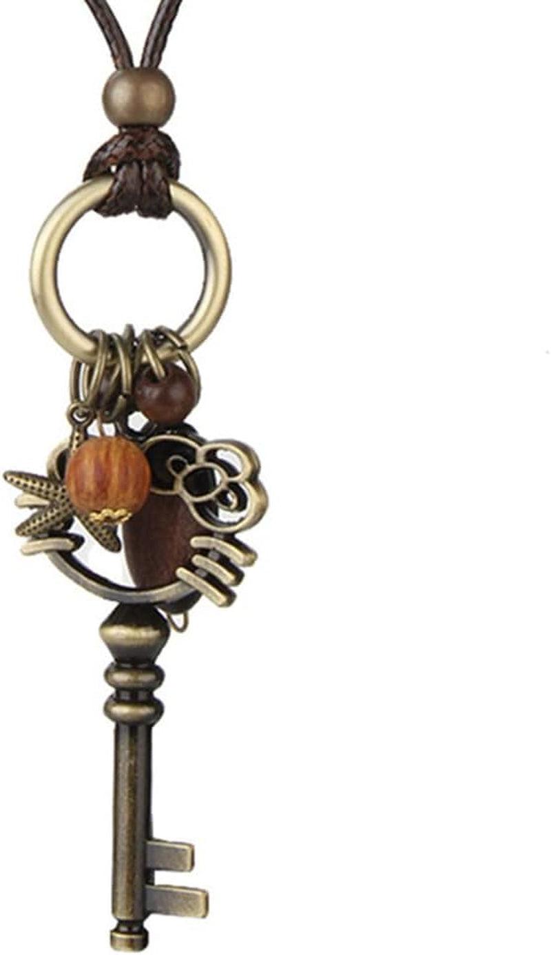 Handmade Vintage Necklace with Various Pendant Options 