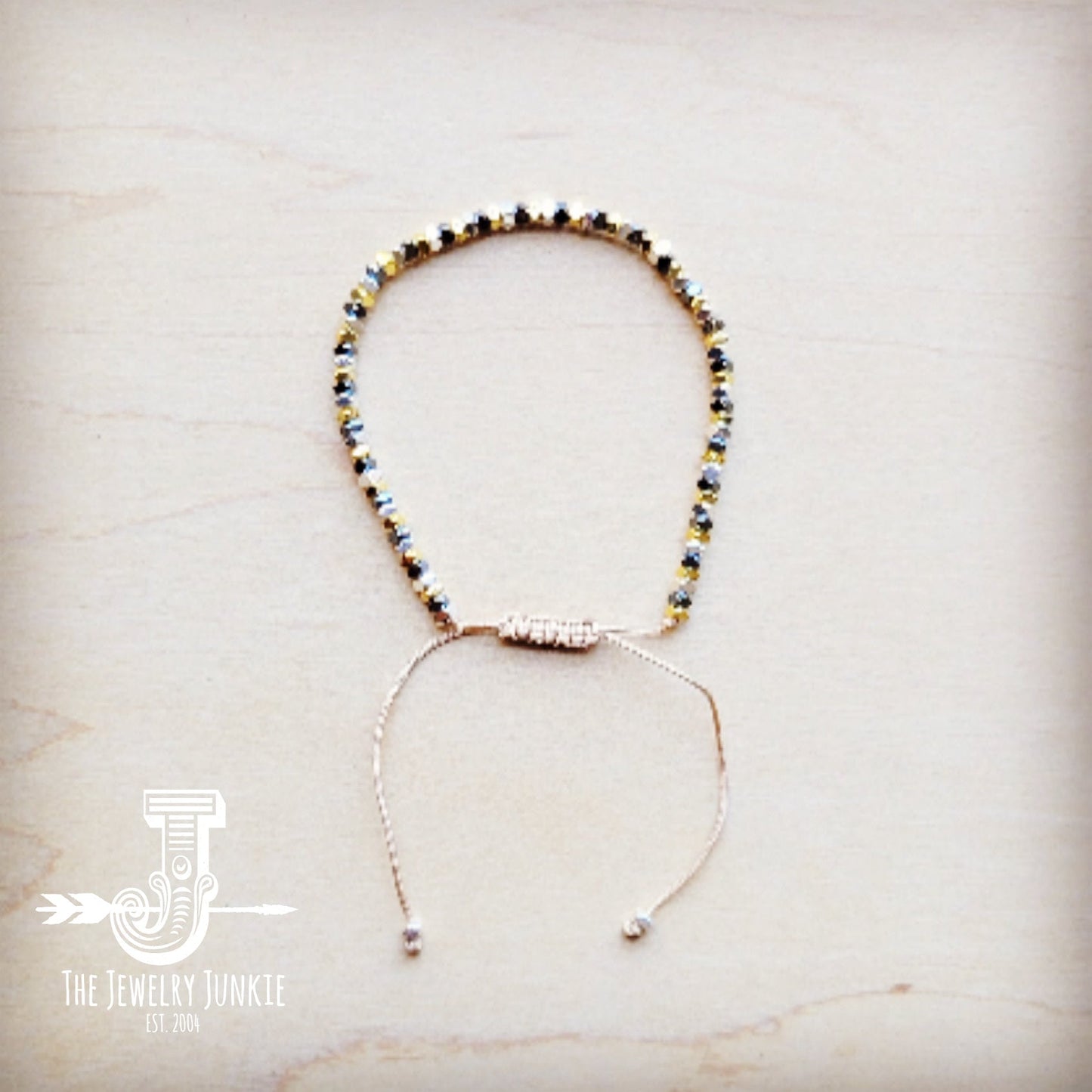 Stackable Woven Beaded Bracelet in Multi 809x