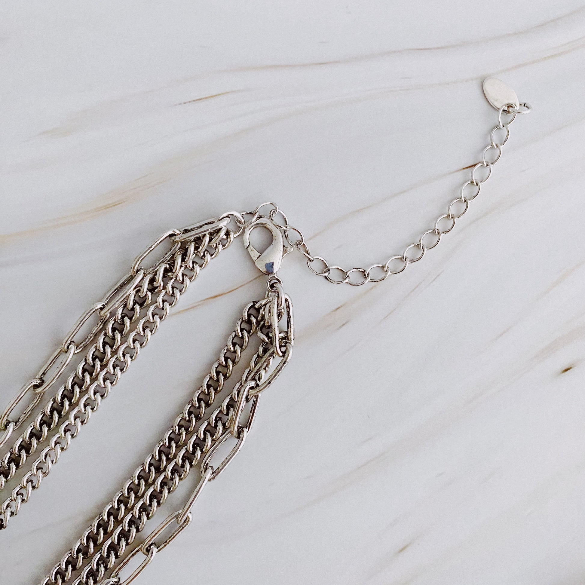 Resin Bead - Heart Layered Necklace