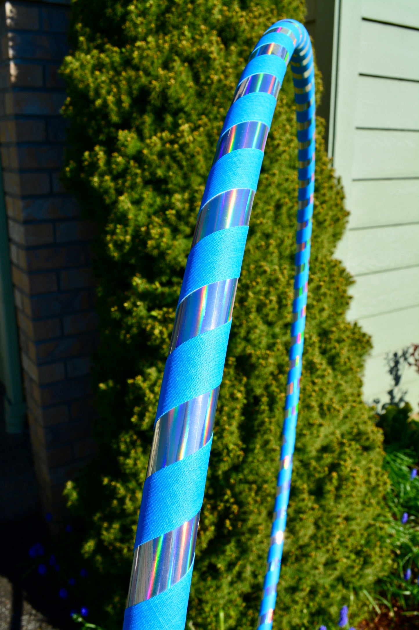 Beginner & Weighted Taped Hula Hoops | Mirror, Holographic, & Gaffer Grip Tape