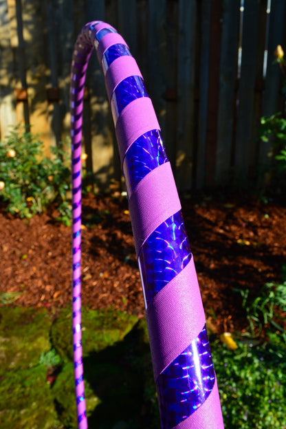 Beginner & Weighted Taped Hula Hoops | Mirror, Holographic, & Gaffer Grip Tape