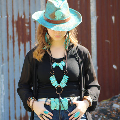 Genuine Labradorite Ring set in Antique Copper 012x