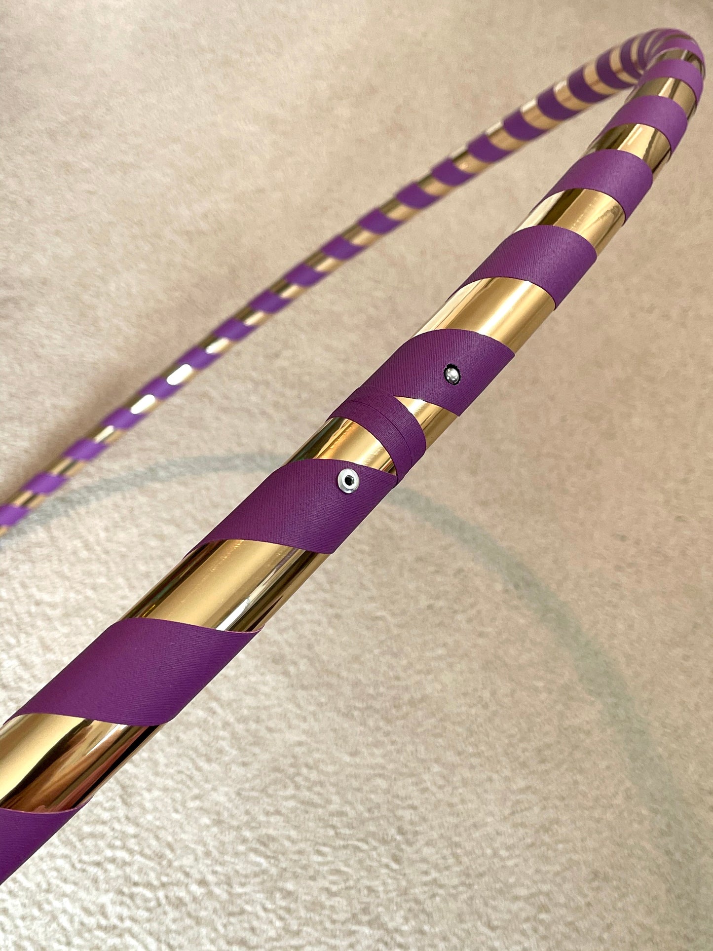 Beginner & Weighted Taped Hula Hoops | Mirror, Holographic, & Gaffer Grip Tape