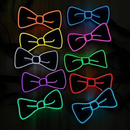 Light Up LED Glow Glasses and Bowties - Multiple Style and Color Options Available