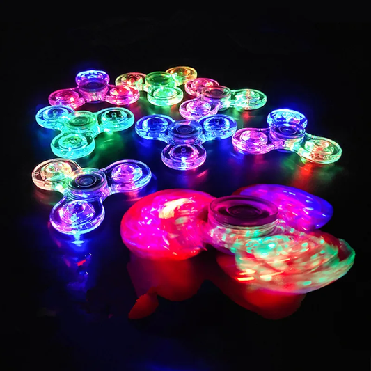Light Up Fidget Spinner - Luminous Color Options