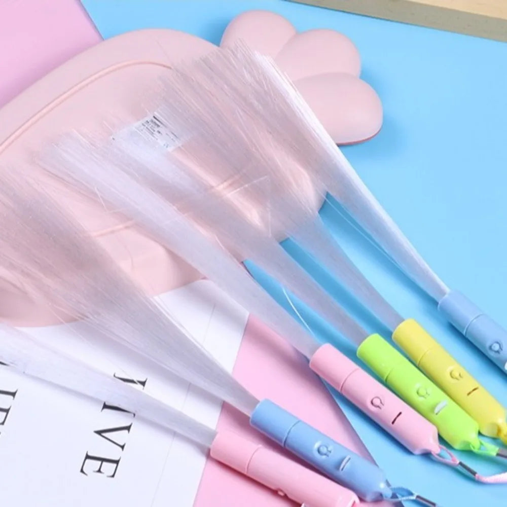 LED Fiber Optic Wands, 4 Pack