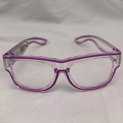 Wireless LED Light Up Luminous Sunglasses - Rechargeable
