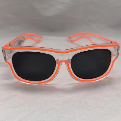Wireless LED Light Up Luminous Sunglasses - Rechargeable