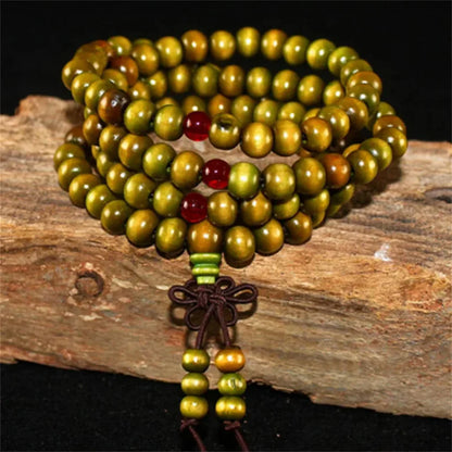 Natural Sandalwood Bracelet - Buddhist Meditation 
