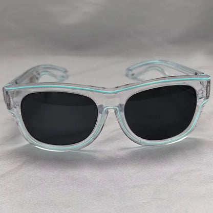 Wireless LED Light Up Luminous Sunglasses - Rechargeable
