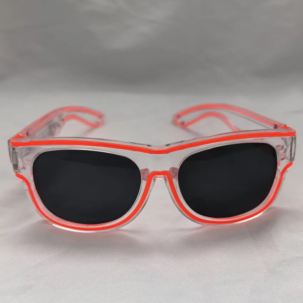 Wireless LED Light Up Luminous Sunglasses - Rechargeable
