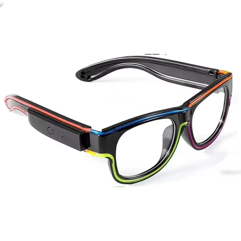 Wireless LED Light Up Luminous Sunglasses - Rechargeable
