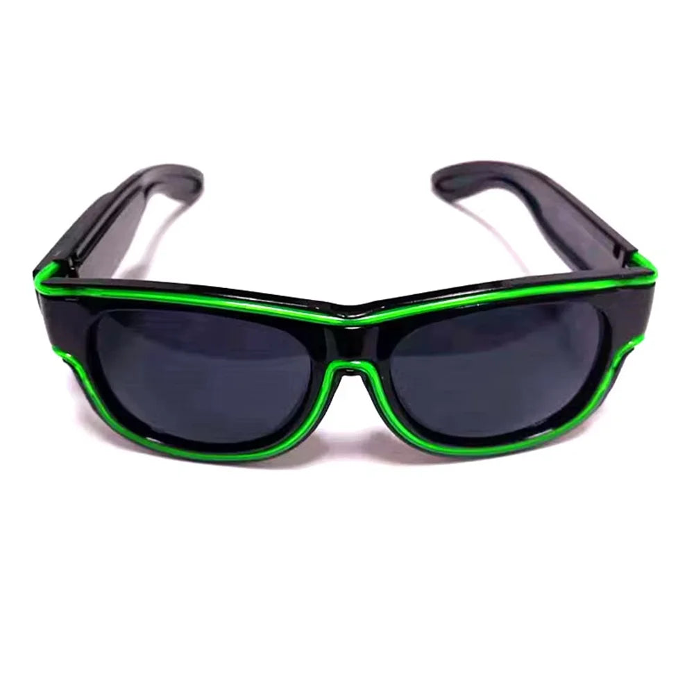 Wireless LED Light Up Luminous Sunglasses - Rechargeable