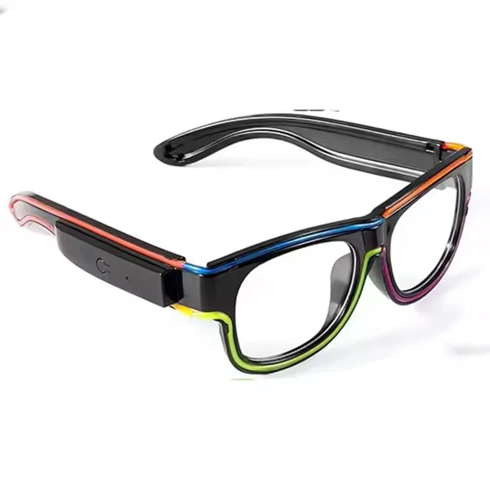 Wireless LED Light Up Luminous Sunglasses - Rechargeable