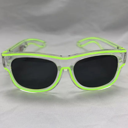 Wireless LED Light Up Luminous Sunglasses - Rechargeable