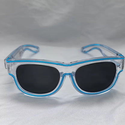 Wireless LED Light Up Luminous Sunglasses - Rechargeable