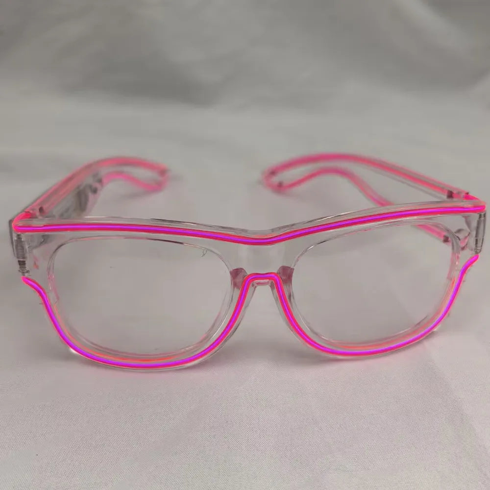 Wireless LED Light Up Luminous Sunglasses - Rechargeable