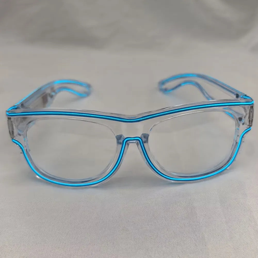 Wireless LED Light Up Luminous Sunglasses - Rechargeable