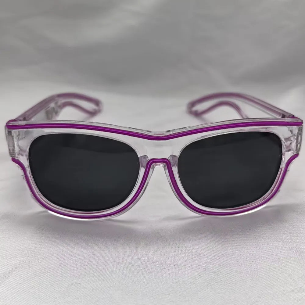 Wireless LED Light Up Luminous Sunglasses - Rechargeable