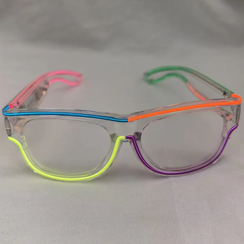 Wireless LED Light Up Luminous Sunglasses - Rechargeable