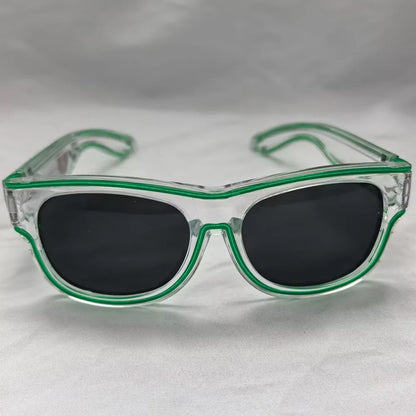 Wireless LED Light Up Luminous Sunglasses - Rechargeable