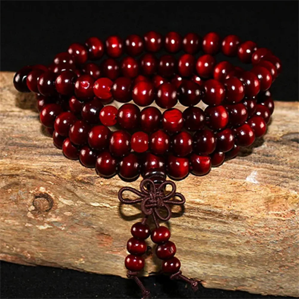 Natural Sandalwood Bracelet - Buddhist Meditation 