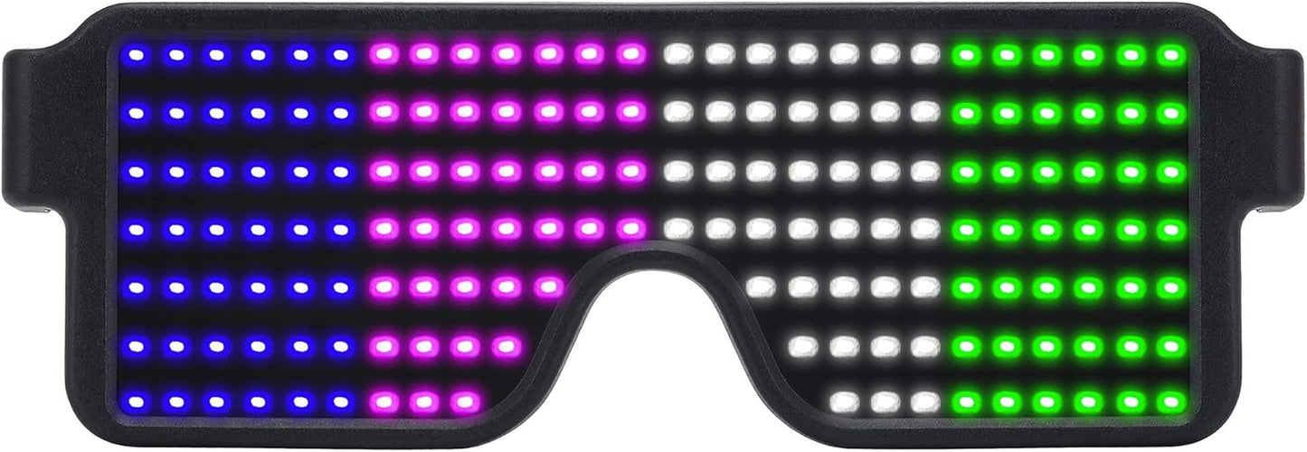 Rechargeable LED Glasses Light Up The Festival