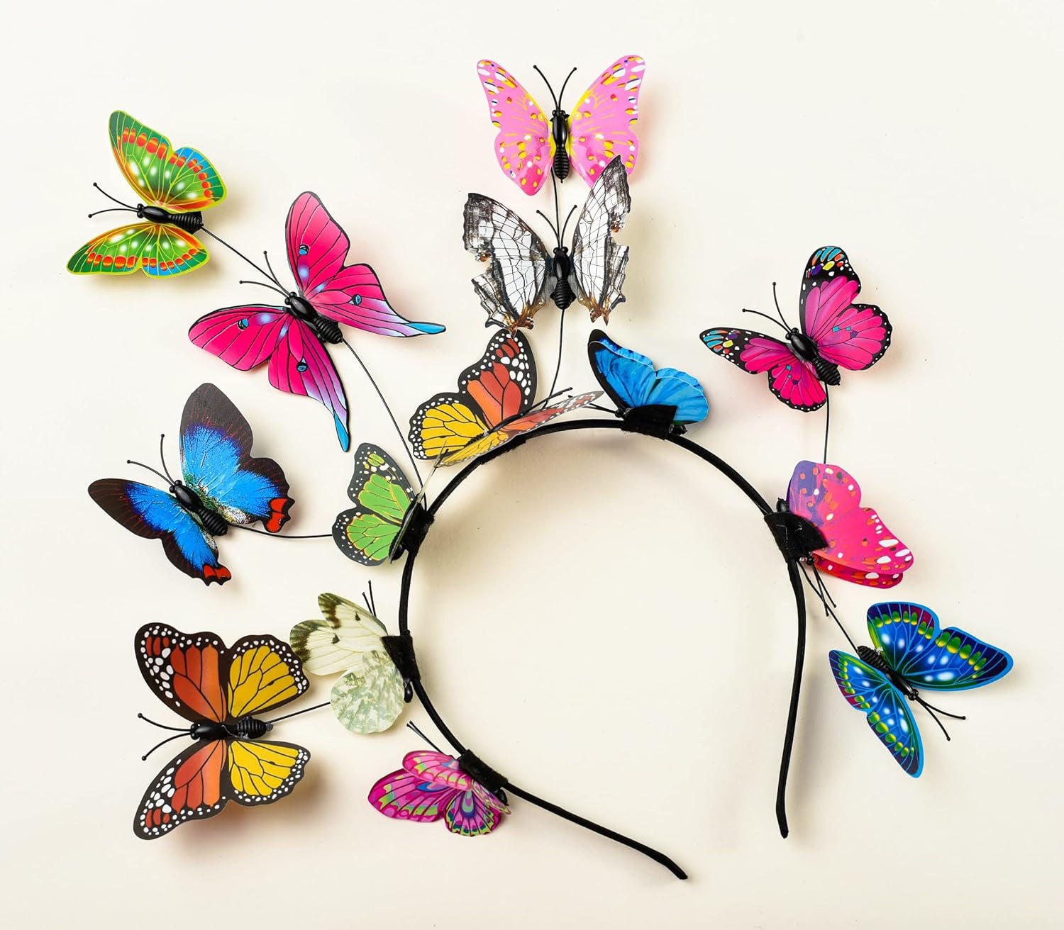 Butterfly Fascinator Hats Women Monarch Tea Party Headband Alice in Wonderland Hat Kentucky Derby Halloween Costume