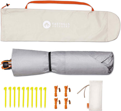 Instant Shader Deluxe XL Sun Shelter - Extended Zippered Porch Included