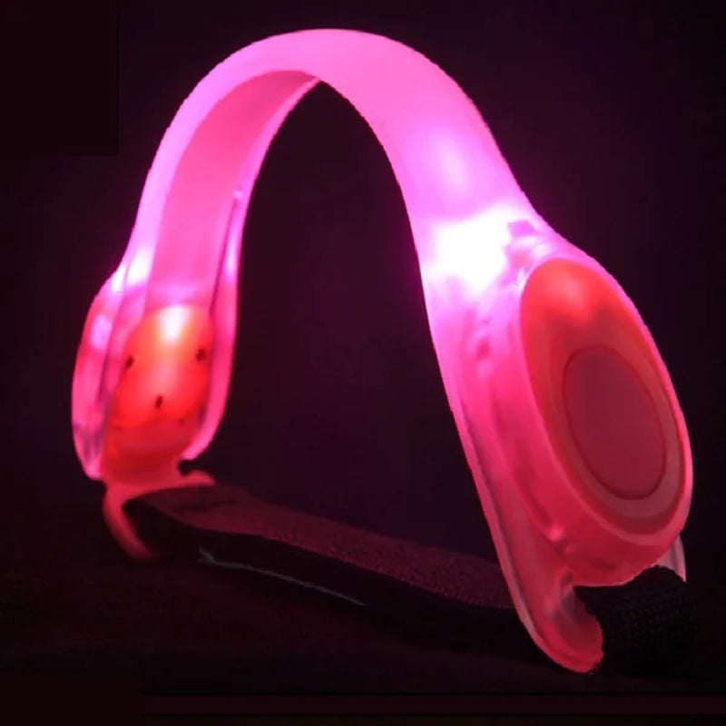LED Light up Armband Adjustable Wearable Running Arm Belt Glow the Dark for Running Walking Cycling Concert Roller Skates Light
