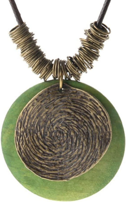 Handmade Vintage Necklace with Various Pendant Options 