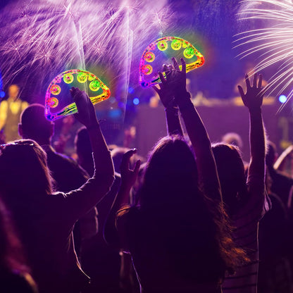 Handheld LED Tambourine, Light up Toy 