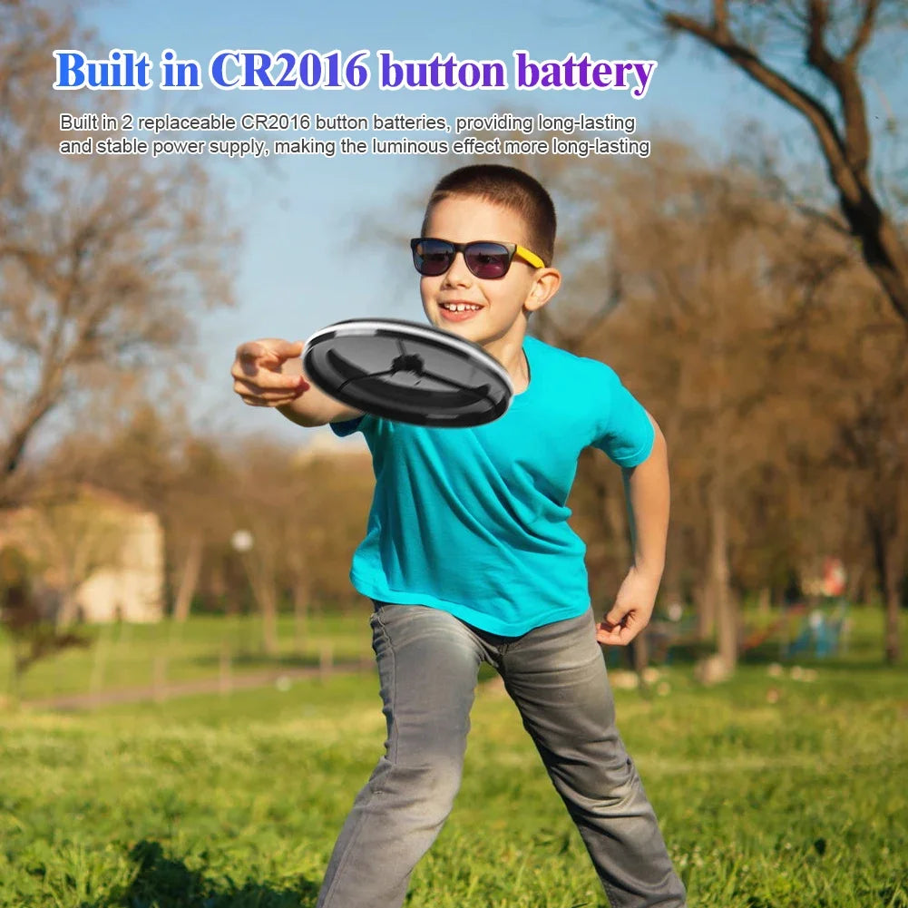 LED Light up Flying Disc Rechargeable Flying Disc Ultimate Brightness Glowing Disc Golf 49 Leds Flying Disc for Outdoor Sports