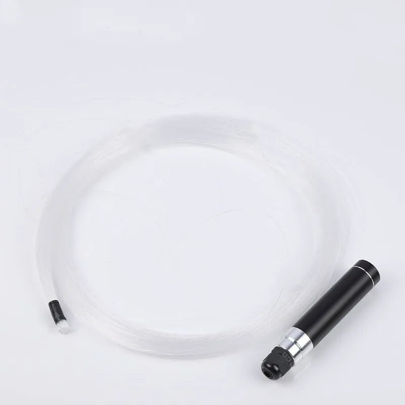 LED Fiber Optic Whip Rechargeable Fiber Optical Pixel Light-Up Whip Light Flow Toy F/Dance Party Lighting Show Rave EDM Music