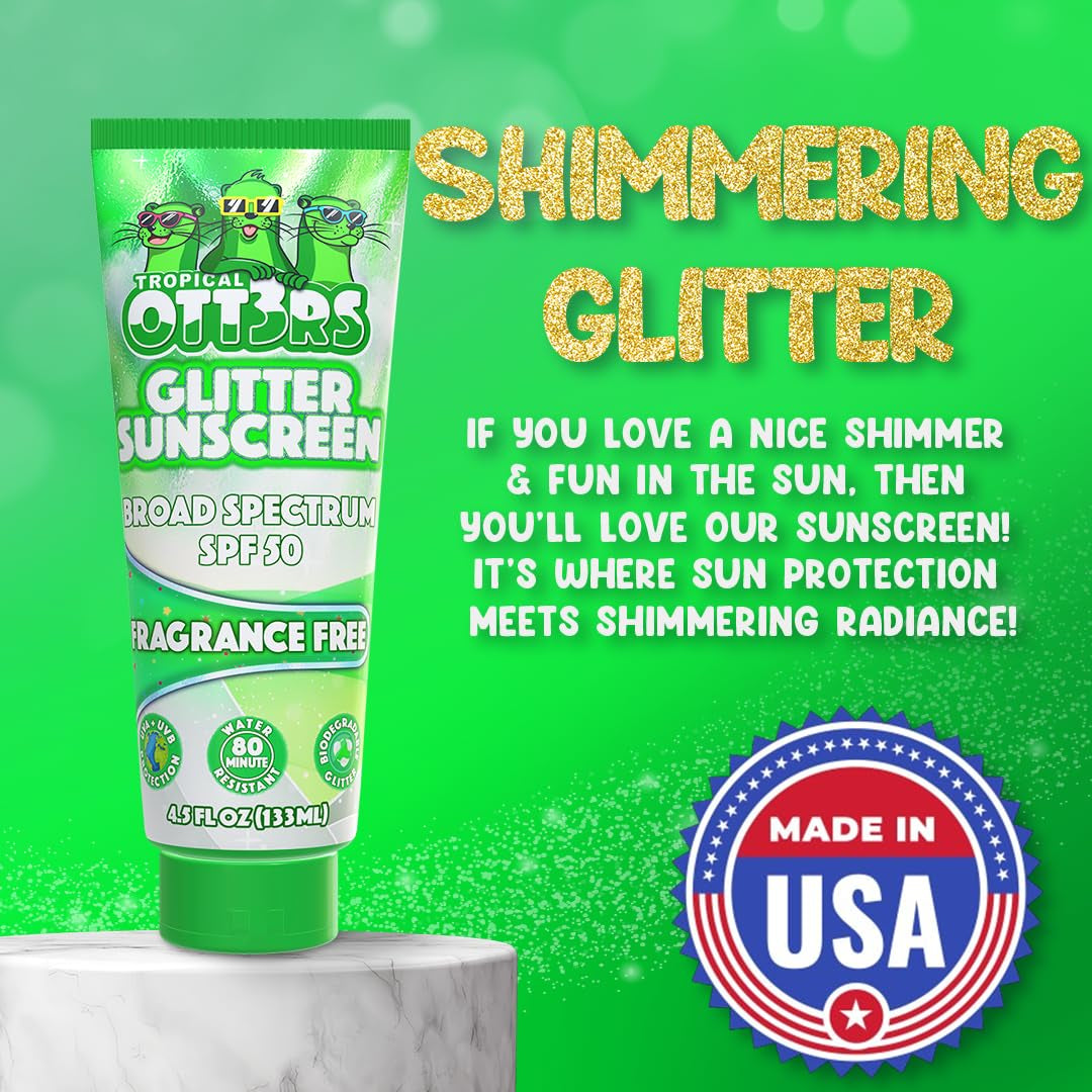 Sparkle & Shimmer Glitter Sunscreen 4.5Oz - SPF 50