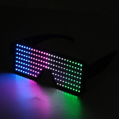 Rechargeable LED Glasses Light Up The Festival