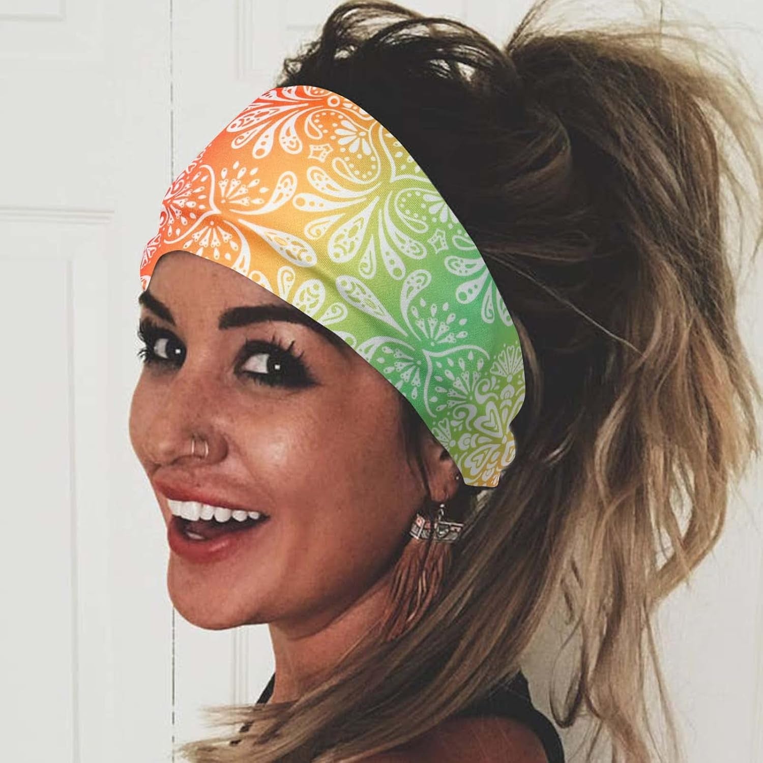 Boho and Tie Dye  Wraps Headbands, 3Pcs