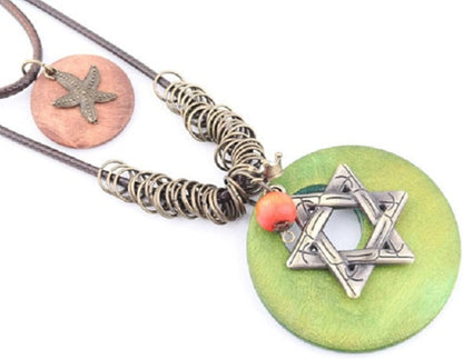 Handmade Vintage Necklace with Various Pendant Options 