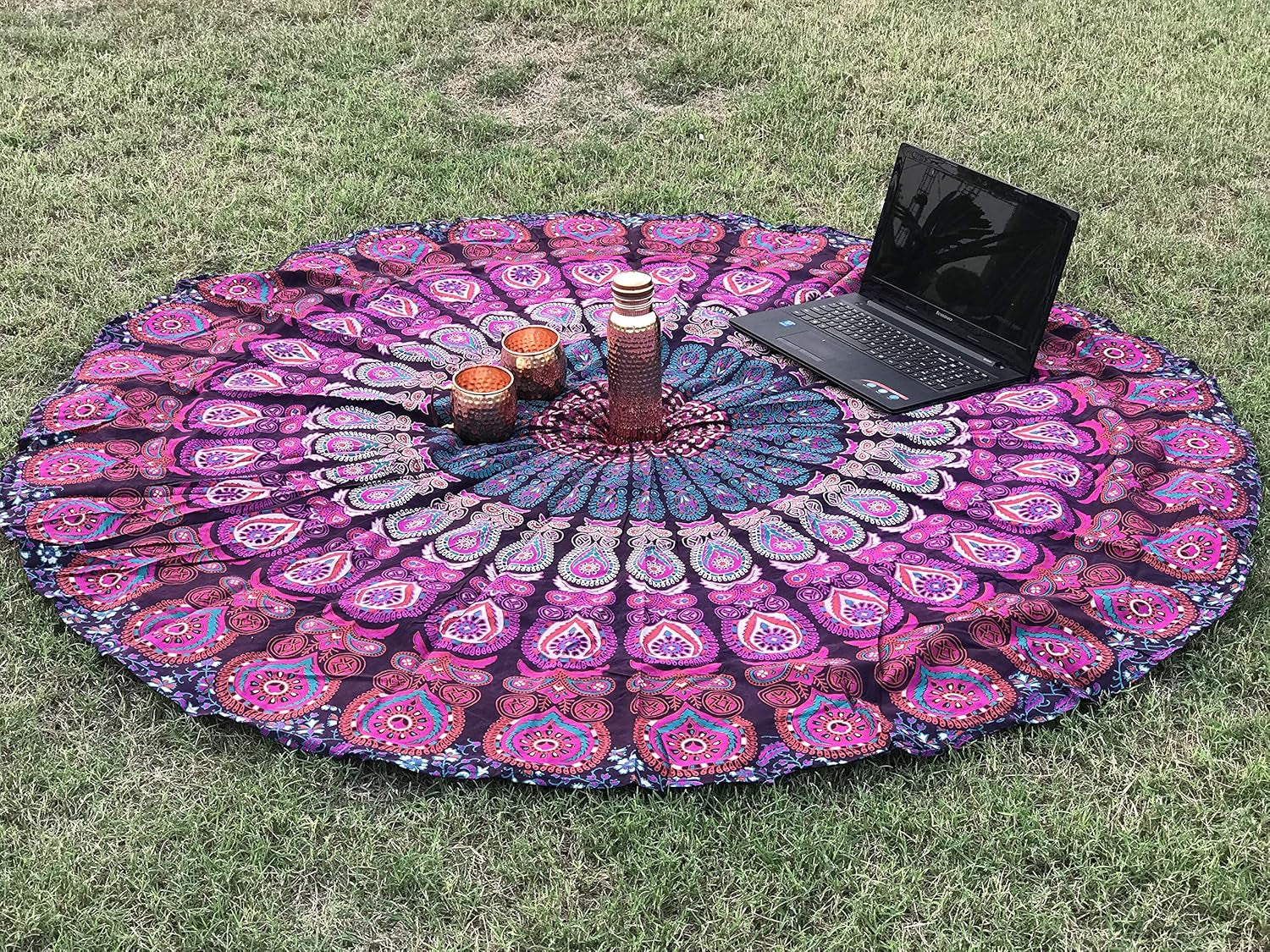 Purple Yoga, Meditation, Festival Tapestry Rug