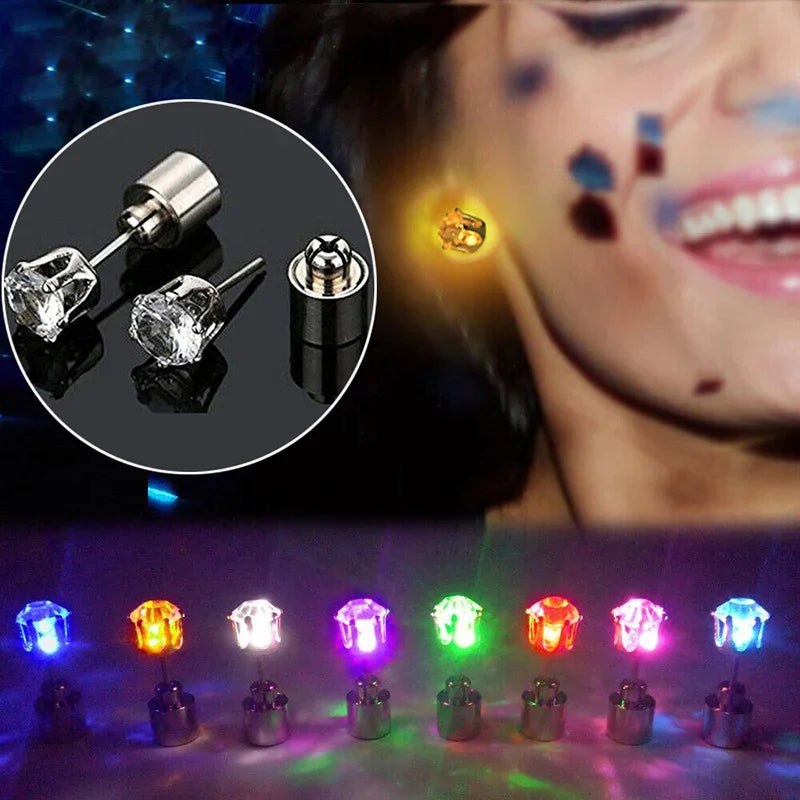 Colorful LED Luminous Glowing Earrings
