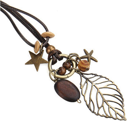 Handmade Vintage Necklace with Various Pendant Options 